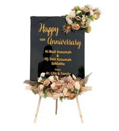 Papan Bunga Akrilik Batang Batang