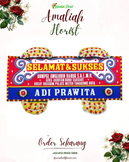 Papan Bunga Ucapan Selamat Batang Batang